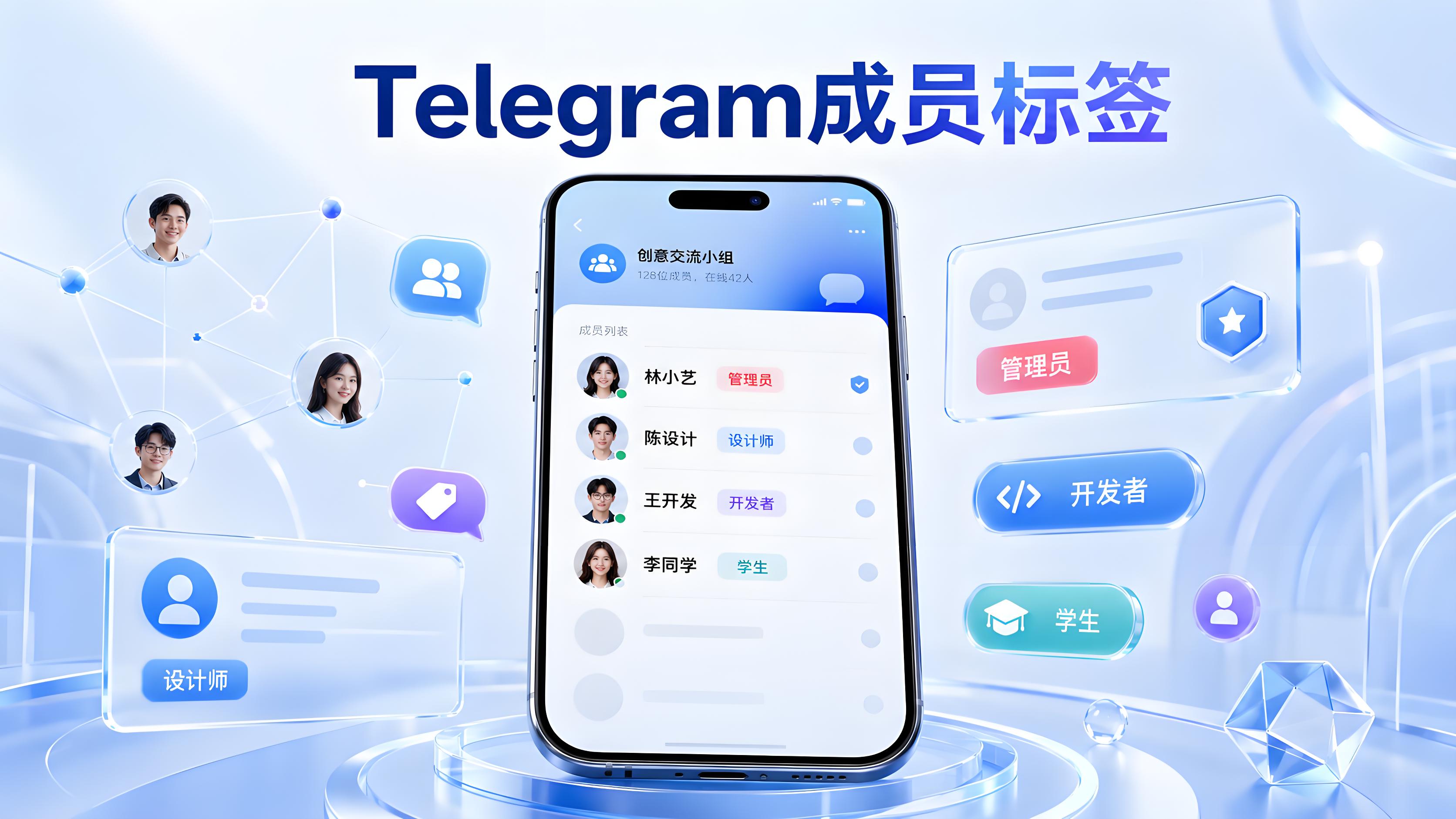 Telegram聊天功能升級：成員標籤、防截圖與快捷登入解析