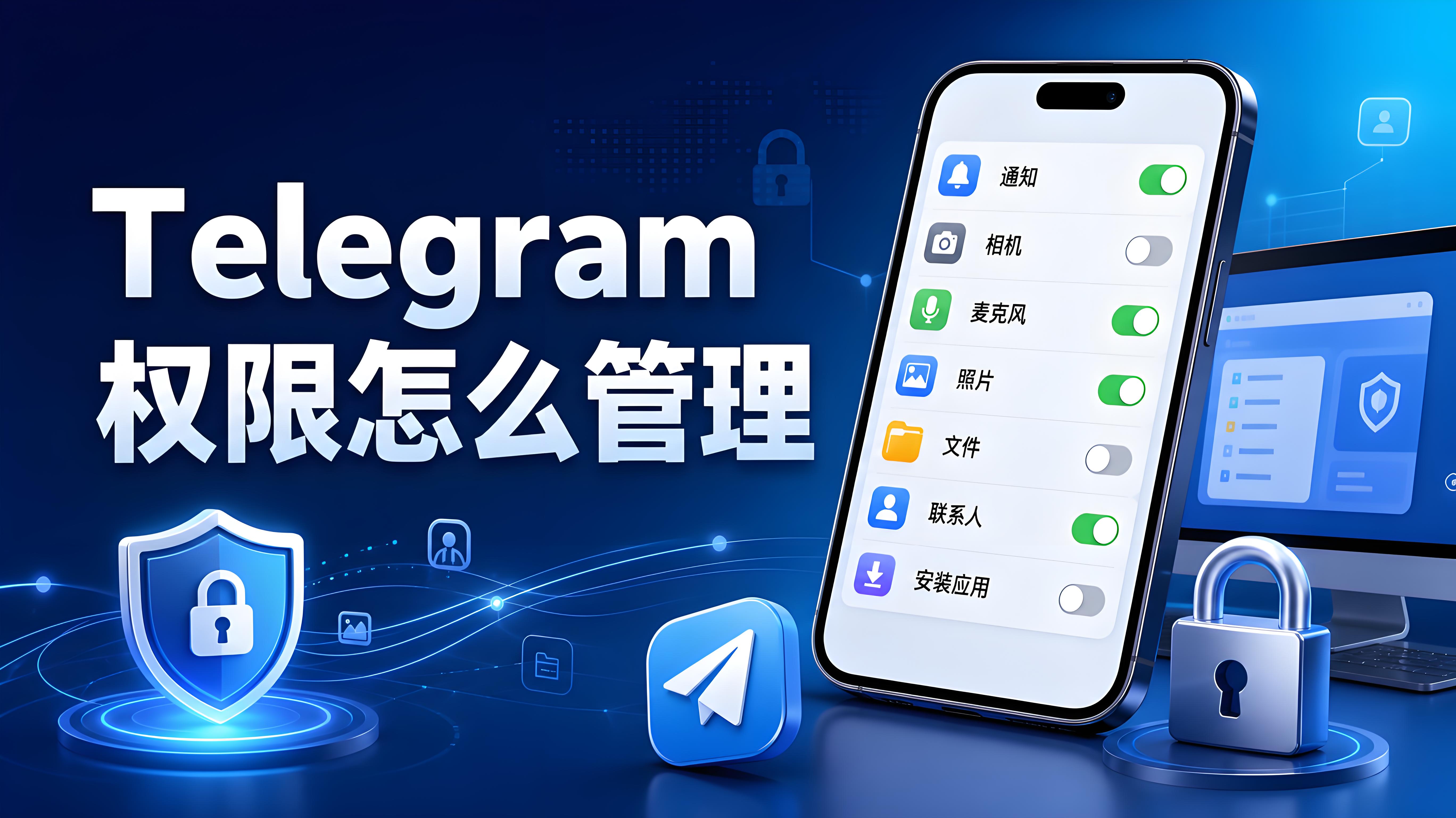 Telegram 許可權怎麼管理？通知、相機與檔案設定教程