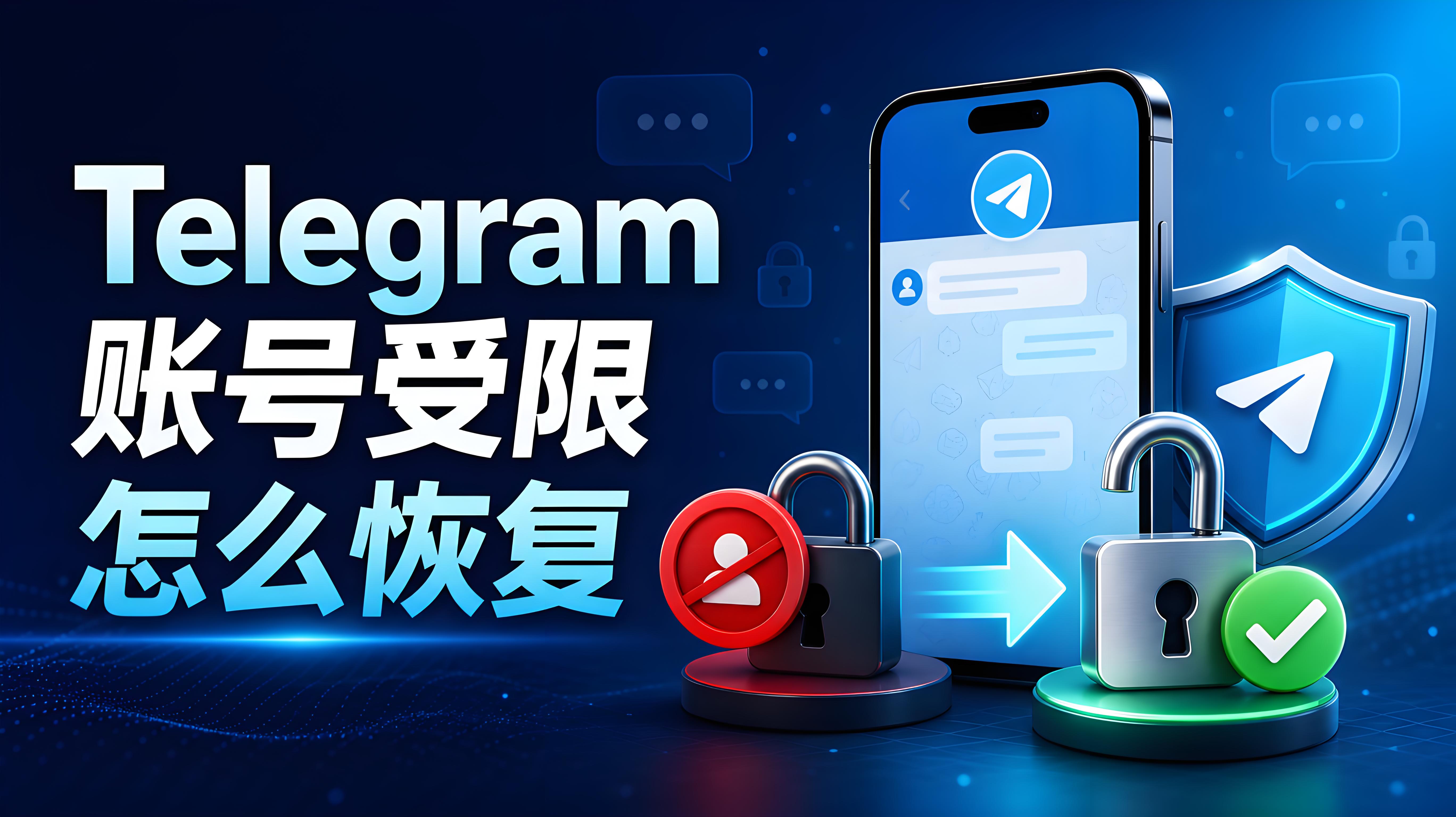 Telegram 賬號限制有哪些？型別解析與恢復條件詳解