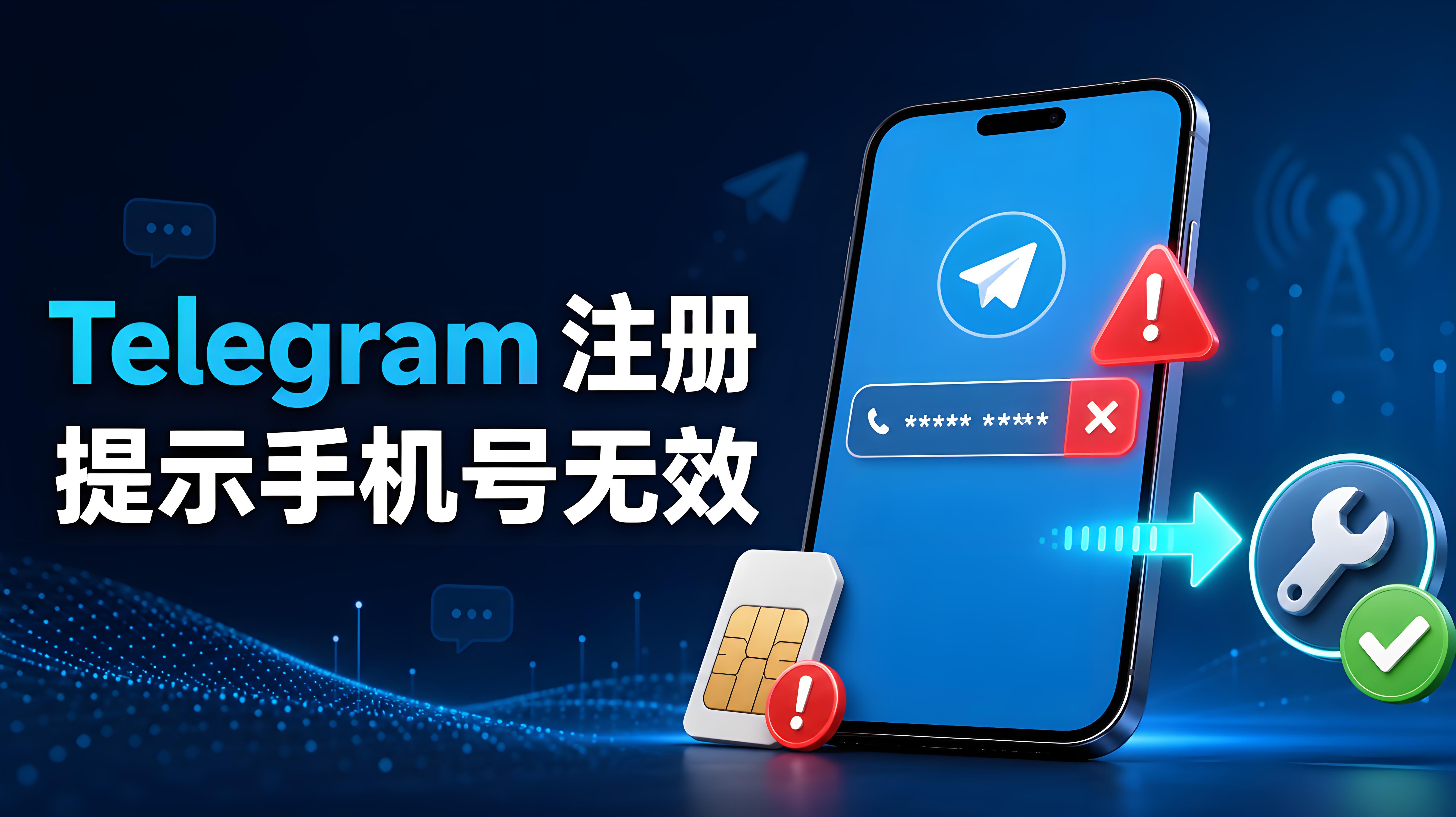 Telegram 註冊出現 Invalid Phone Number 怎麼辦？手機號無效排查指南