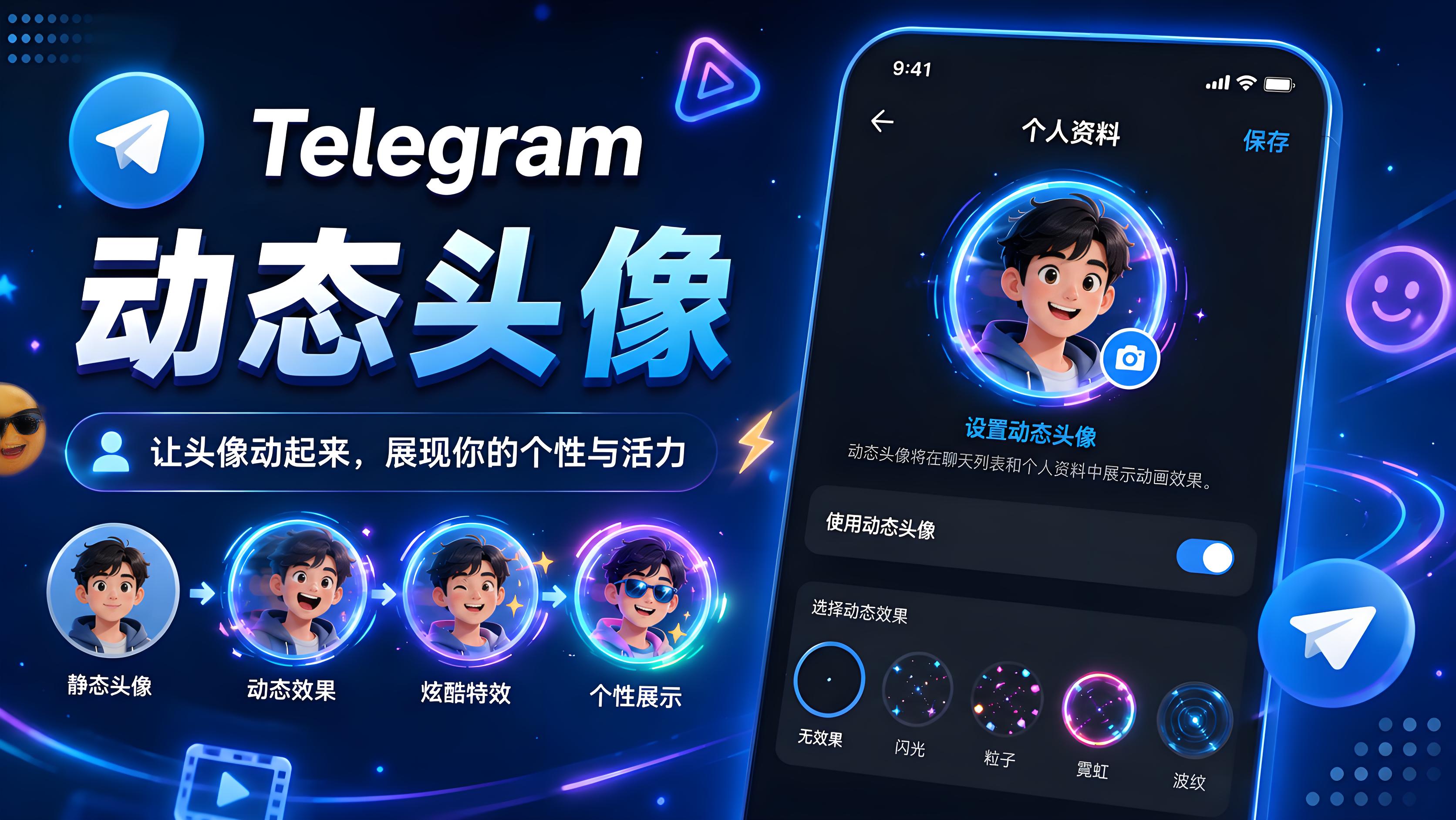 Telegram 動效頭像設定教程