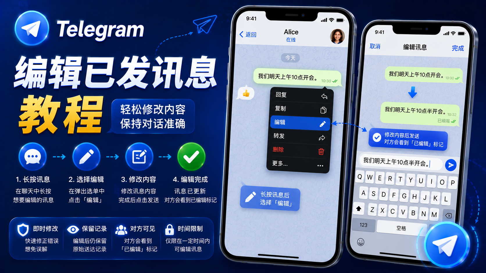 Telegram訊息編輯功能詳解｜如何修改聊天內容與資訊管理方法？