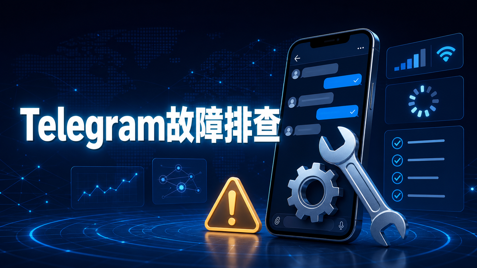 Telegram故障排查與網路連線指南：解決Connecting、登入失敗與代理異常