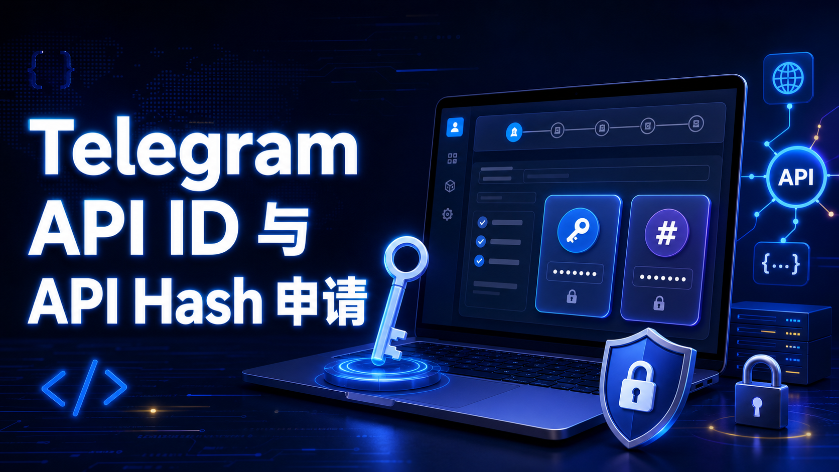 Telegram API ID 與 API Hash 獲取教程：開發應用身份認證完整說明