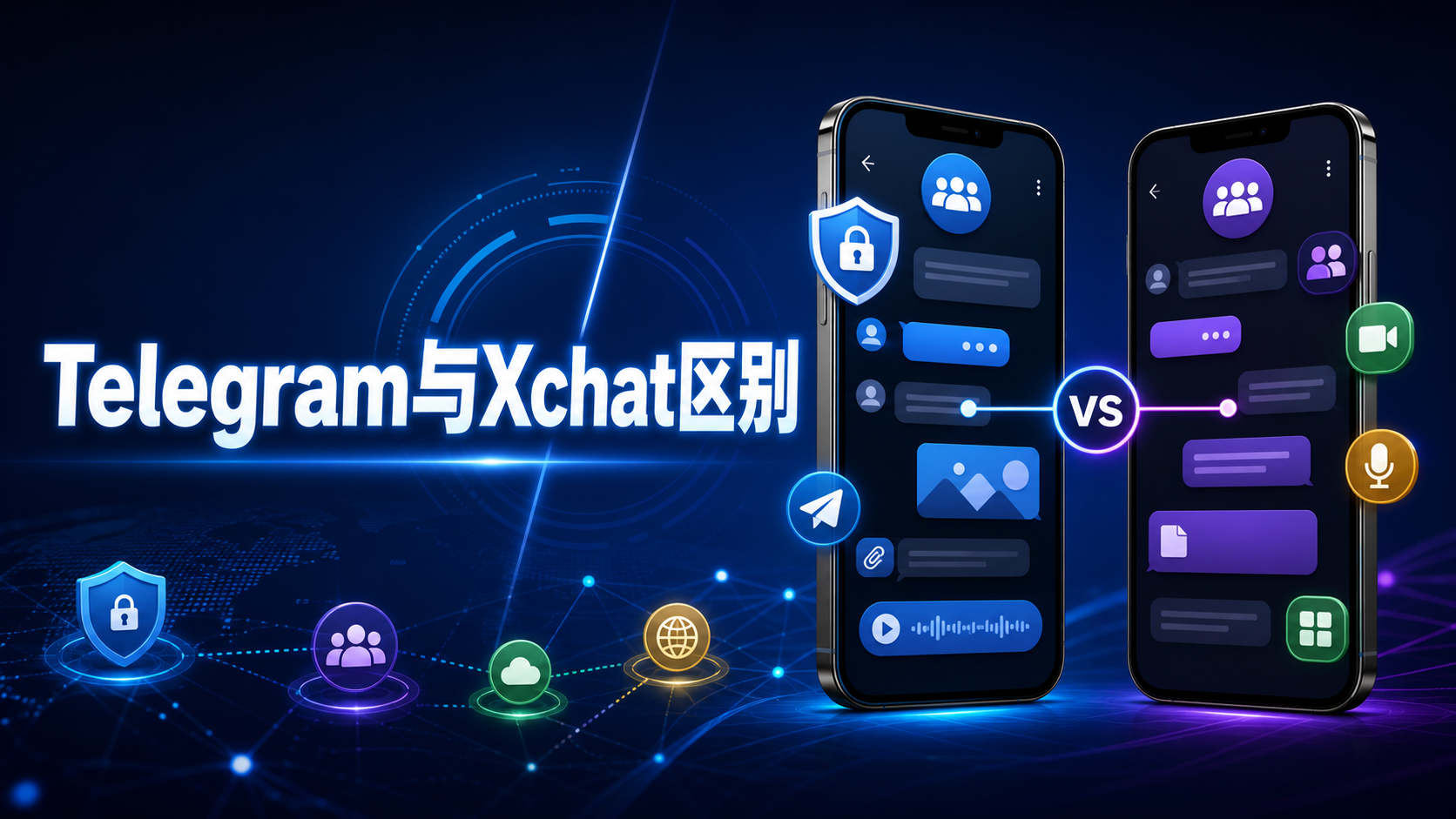 Telegram和Xchat有什麼區別？兩種通訊理念下的平臺競爭與選擇分析