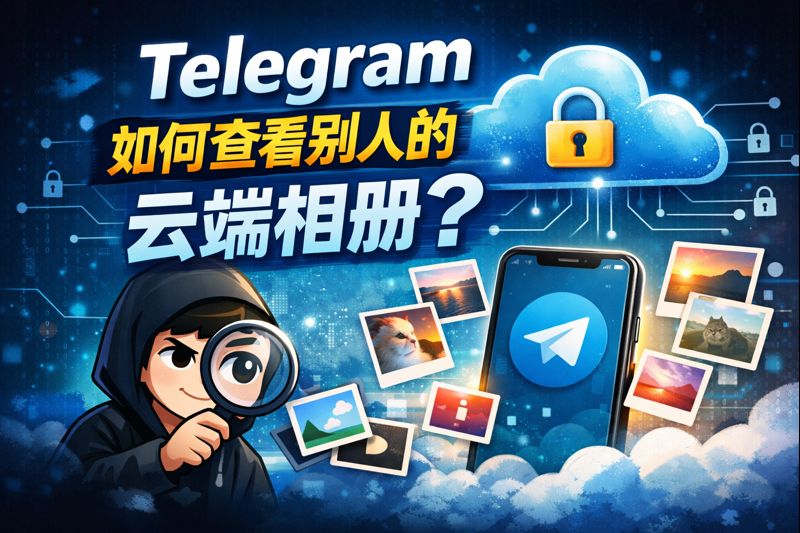 Telegram檢視別人雲端相簿有什麼技巧？